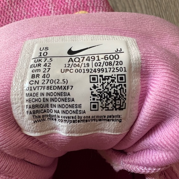 Nike Women's Flex Trainer 9 Sneaker, Pink Rise/Melon Tint-Laser Fuchsia, 10 - Picture 12 of 12